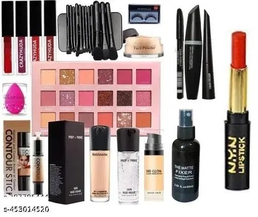Face Makeup Combo, Multicolor, Set of 1