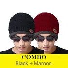 Woolen Solid Caps for Men & Women 