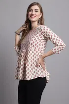 Cotton Printed Top for Women 