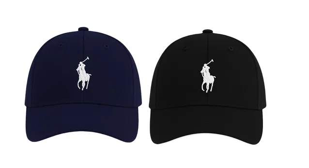 Printed Caps for Men, Pack of 2 (Black, Free Size)
