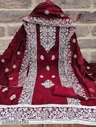 Embroidered Ethnic Motif Patiala Suits for Women 