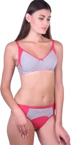 Cotton Blend Lingerie Set for Women 