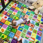 Rubber Baby Play Mat (Multicolor, 4x6 Feet)