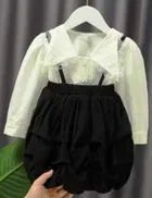 Crepe Printed Clothing Set for Girls 