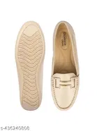 Shoetopia Solid Synthetic Loafers for Girls 