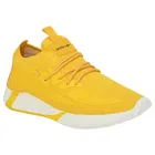 Sports Shoes for Men (Yellow & White, 6)