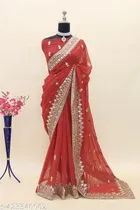 Red Saree for Women 