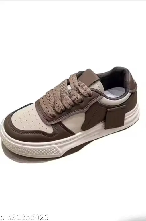 Sports Shoes for Women (Brown, 8)