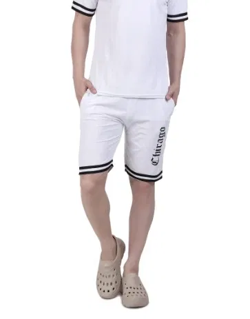 Shorts for men (White, L)