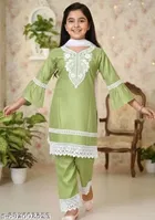Rayon Kurta Set for Girls 