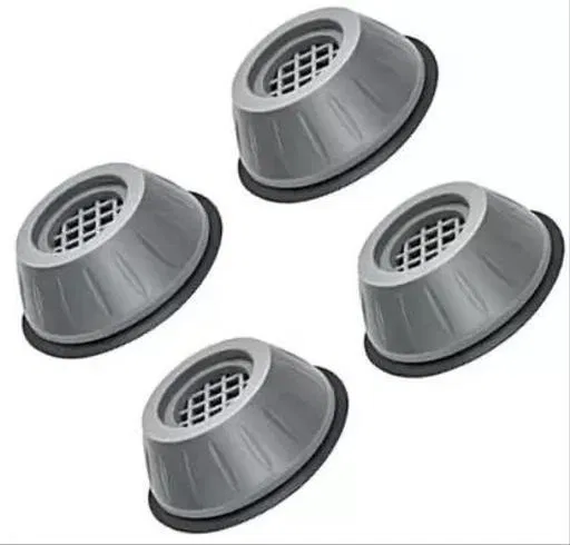 Rubber Anti Vibration Washing Machine Pads (Grey, Pack of 4)
