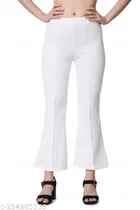 Cotton Lycra Trouser for Women 