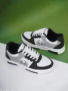 White & Casual Trendy Sneakers for Men 