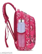 Cotton Blend Backpack for Men & Women, Pink