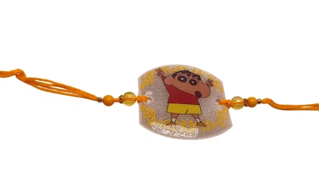 Synthetic Rakhi for Kids (Multicolor, Pack of 1)