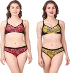 Cotton Blend Lingerie Set for Women 