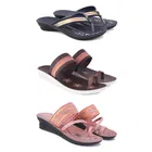 Combo of Slippers with Flats & Heels for Women 