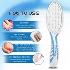 Majestique Dual Side Foot Scrubber With Handle 