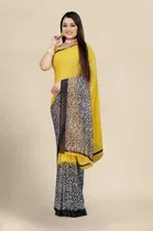 New Fancy Georgette Festive Sarees 