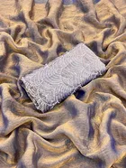 Satin Solid Saree for Women, Lavender 