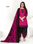 Cotton Printed Salwar Suit for Women 
