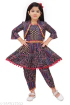 Cotton Blend Clothing Set for Girls 