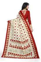 Khadi Silk Printed Saree for Women 