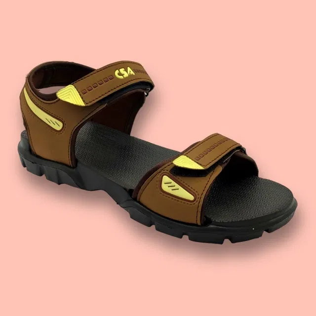 Sandals for Men (Mustard, 7)