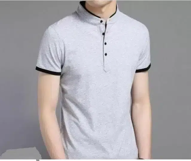 T-Shirt for Men (Grey, M)