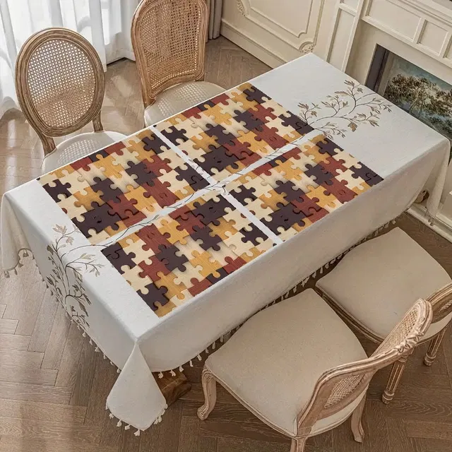 PVC Printed Dining Table Placemats (Multicolor, 30x45 cm) (Pack of 6)
