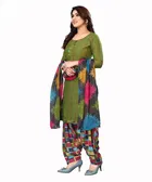 Crepe Unstitched Dress Material for Women 