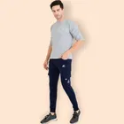 Lycra Nylon Logo Printed Track Pant for Men 