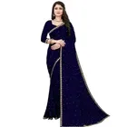 Lycra Beaded Saree for Women 