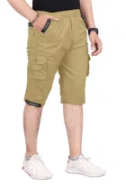 Cotton Solid Capri for Men 