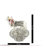 Aluminium Kamdhenu Cow Showpieces 