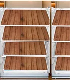 PVC Fridge Mat, Multicolor, Pack of 4