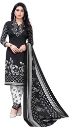 Yashika Unstitched Crepe Salwar Suit Material 