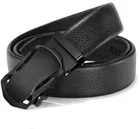 Leather Belt for Men (Black, 32)