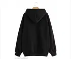 Fleece Printed Hoodie for Men, Black 