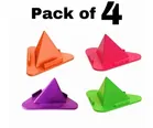 Three-Sided Pyramid Shape Desktop Mobile Stand 