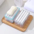 2-in-1 Soap Roller Dispenser, Dish With Drain Holes 