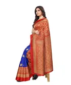 Women's Printed Saree with Blouse Piece 