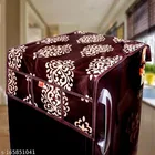 KANUSHI Industries® 1Pc Fridge Cover for Top with 6 Utility Pockets + 2 Handles Covers + 3 Fridge Mats 