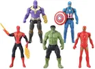 Avengers Super Heroes Action Figure Set, 5 Pieces 