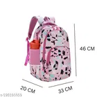 Polyester Backpack Bag, Pink