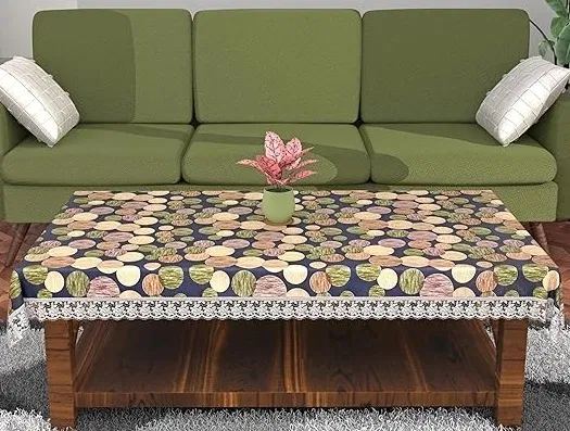PVC Table Cover (Multicolor, 40x60 Inches)