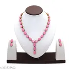 Alloy Necklace with Earrings for Women 