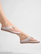 Solid Synthetic Flat Girls Sandals 