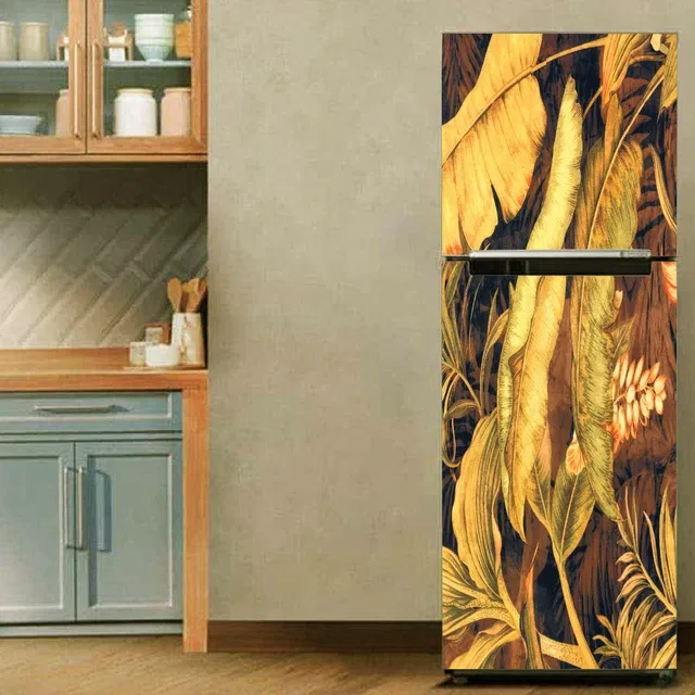Vinyl Wallpaper Sticker for Fridge Door (Multicolor, 60x160 cm)