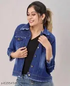 Full Sleeves Denim Jacket for Women 